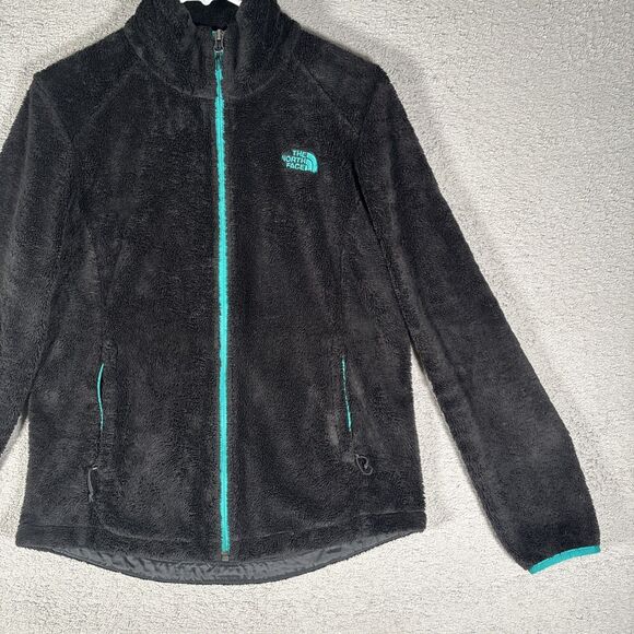 The North Face Osito 2 Full Zip Fleece Jacket Women Size S Black Hiking Outdoors - Picture 3 of 13
